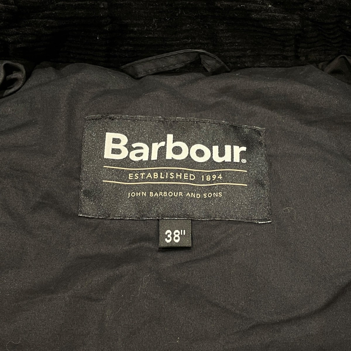 Barbour PADDED TRANSPORT JACKET中綿ジャケット252MCA1065 古着・中古-6枚目のアイテム画像