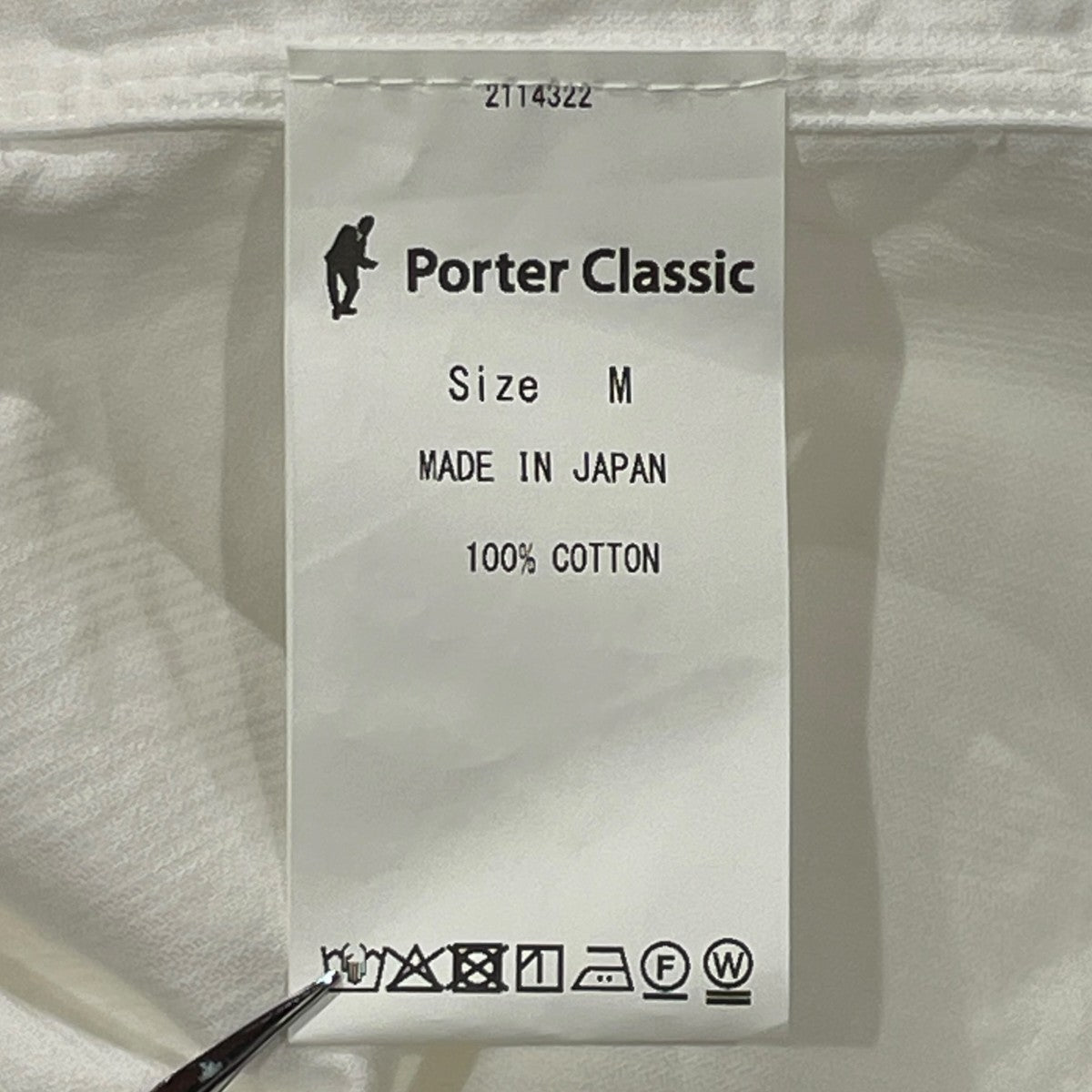 Porter Classic ROLL UP ORGANIC CORDUROY SHIRT長袖シャツ2114322 古着・中古-7枚目のアイテム画像