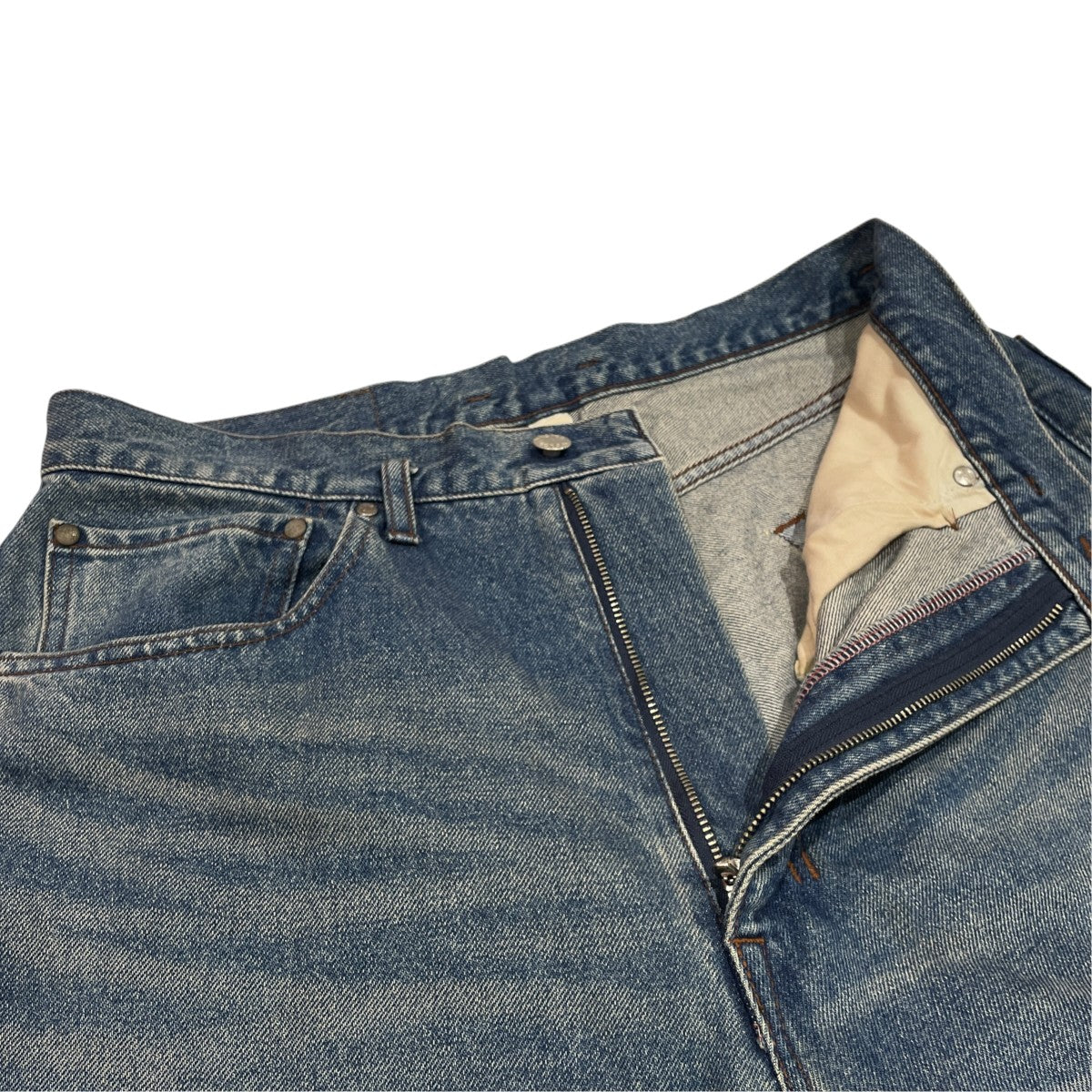 Washed Ordinary City Straightデニムパンツ2402SK56W