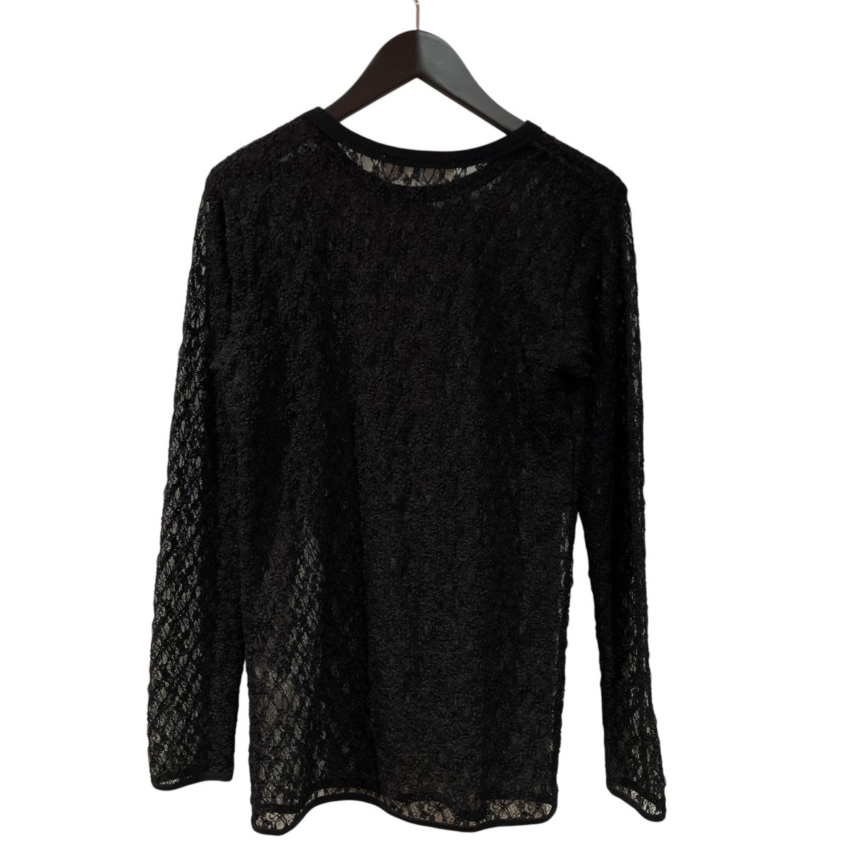 flower lace ロングスリーブ長袖カットソー01IR00941BLK