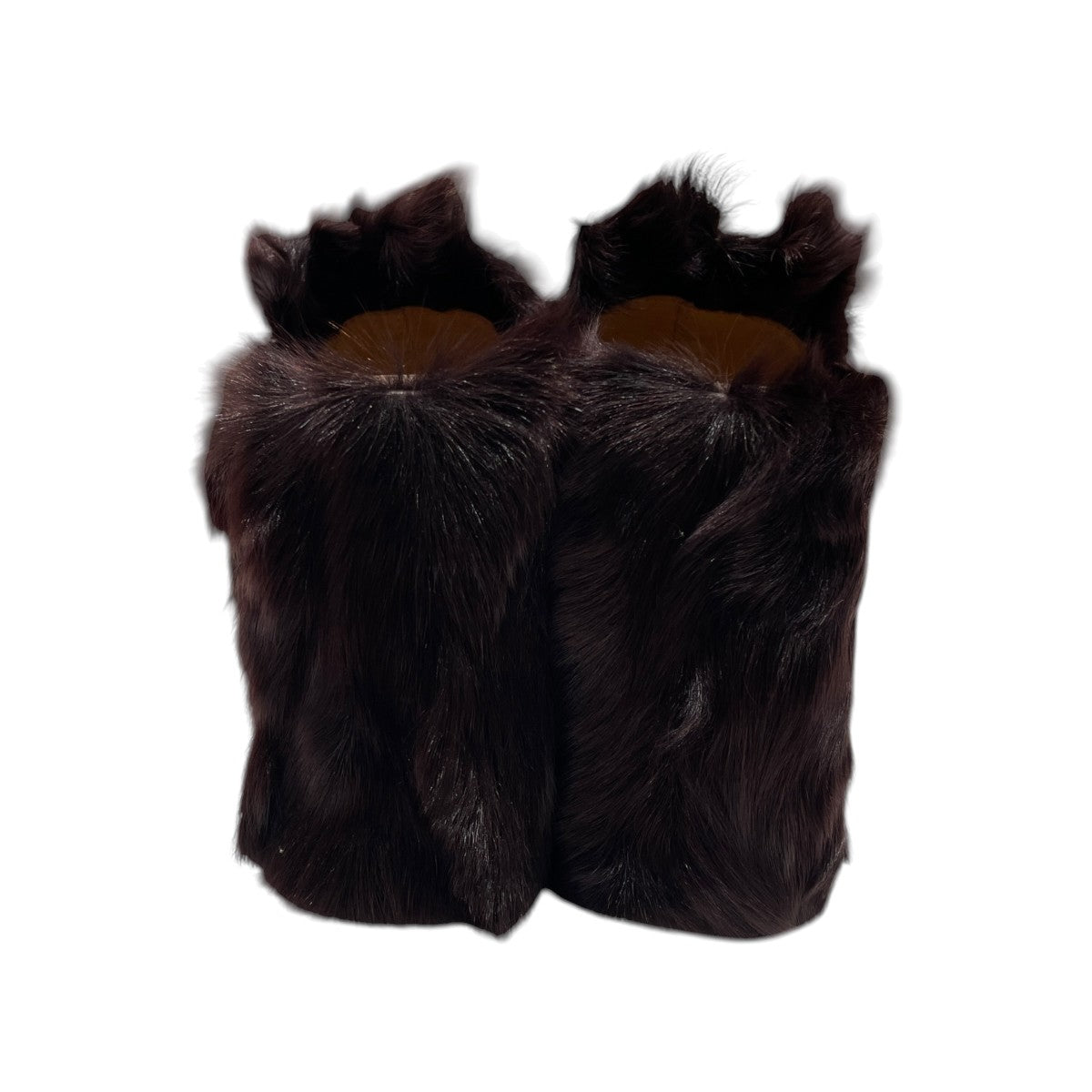 LAMB FUR MULESヒールサンダル