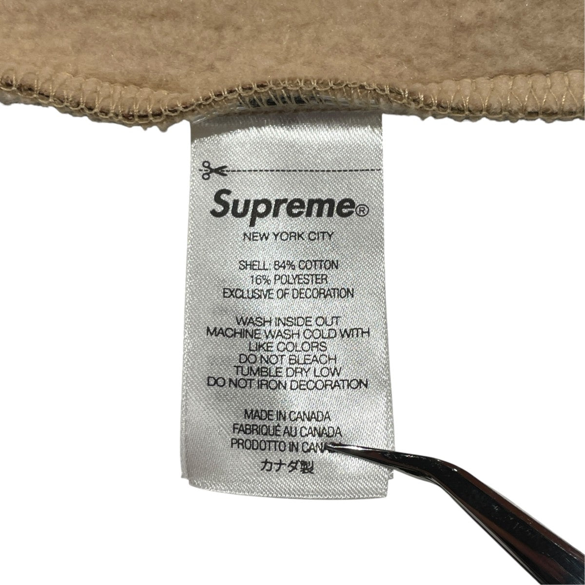 24SS＄ Hooded Sweatshirt Desert Camoコットン／ポリエステル