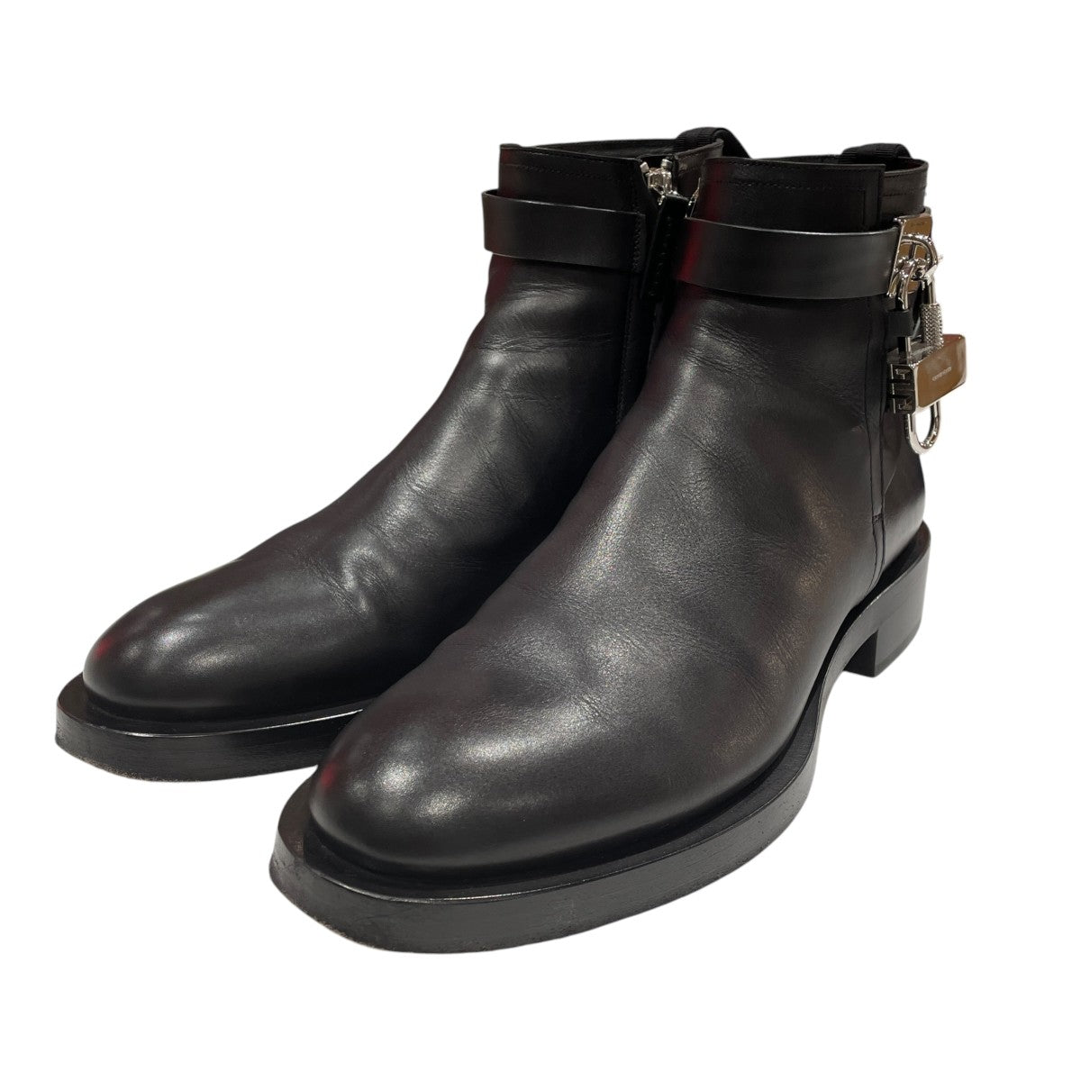 GIVENCHY パドロック アンクルブーツサイドジップブーツBH6031H0VL 古着・中古-1枚目のアイテム画像