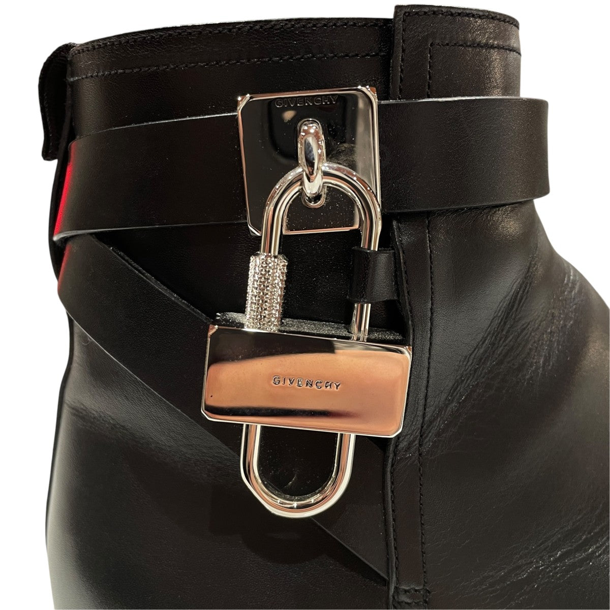 GIVENCHY パドロック アンクルブーツサイドジップブーツBH6031H0VL 古着・中古-6枚目のアイテム画像