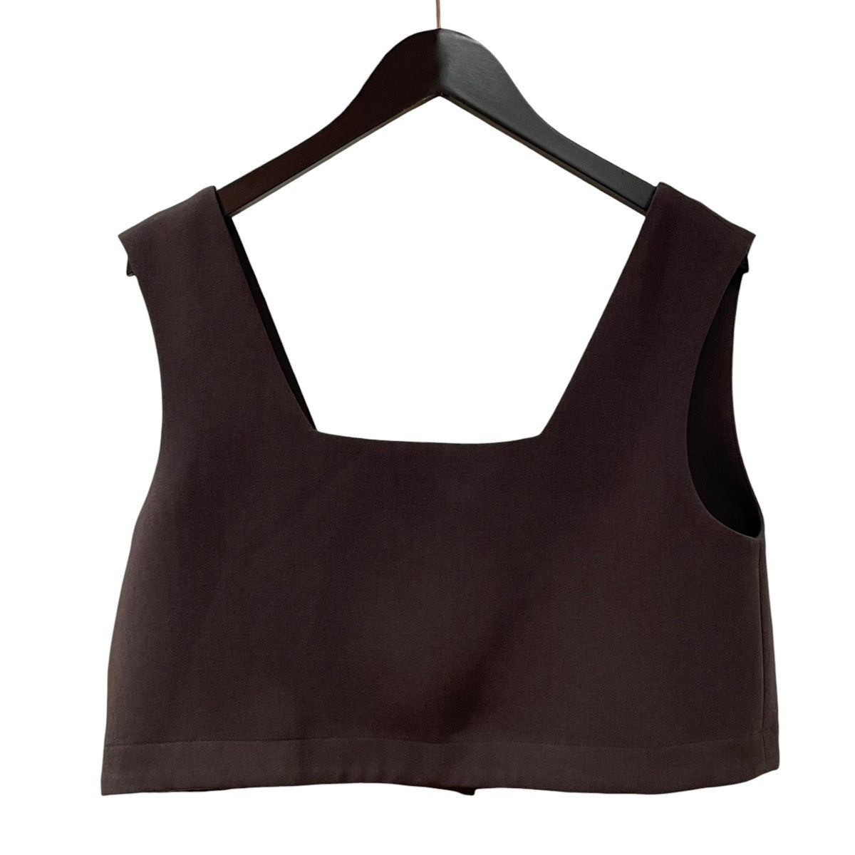 SQUARE NECK COMPACT TOPSベストLH26SS-BL024-1