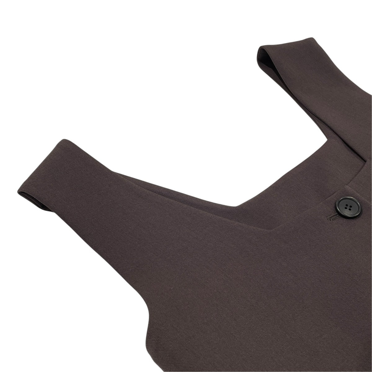 SQUARE NECK COMPACT TOPSベストLH26SS-BL024-1