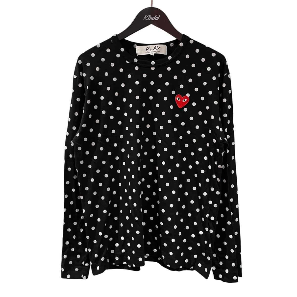 PLAY COMME des GARCONS 長袖TシャツAX-T166 古着・中古-1枚目のアイテム画像
