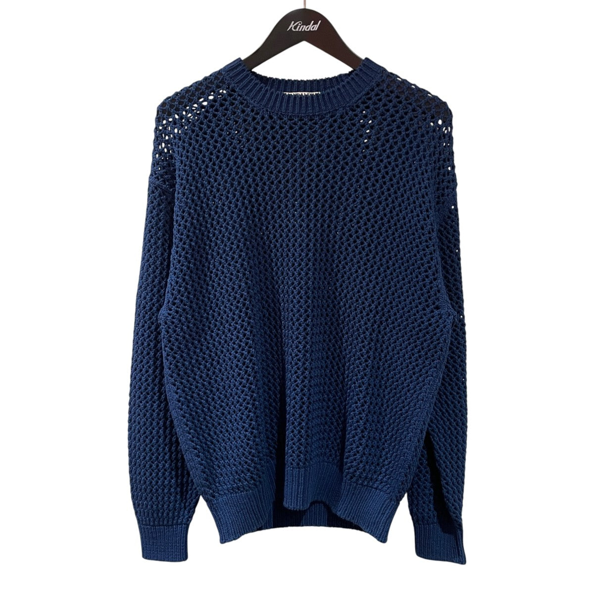 COTTON LILY-YARN MESH KNIT P O厚手ニットA24SP01LM
