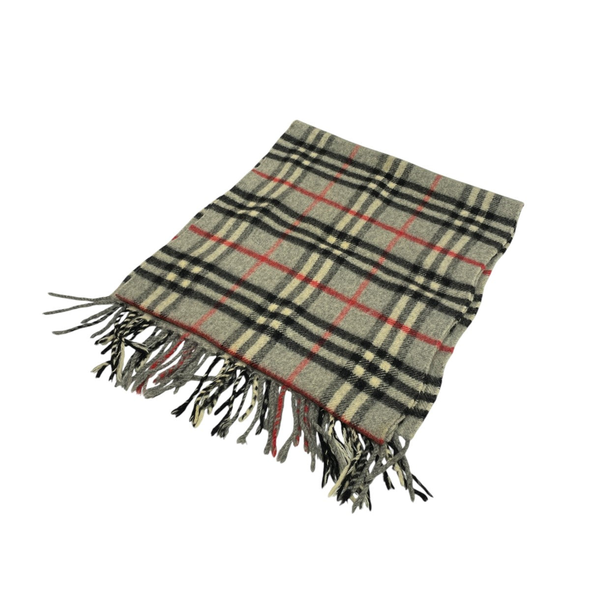 Burberry’s カシミアチェックマフラー 古着・中古-2枚目のアイテム画像