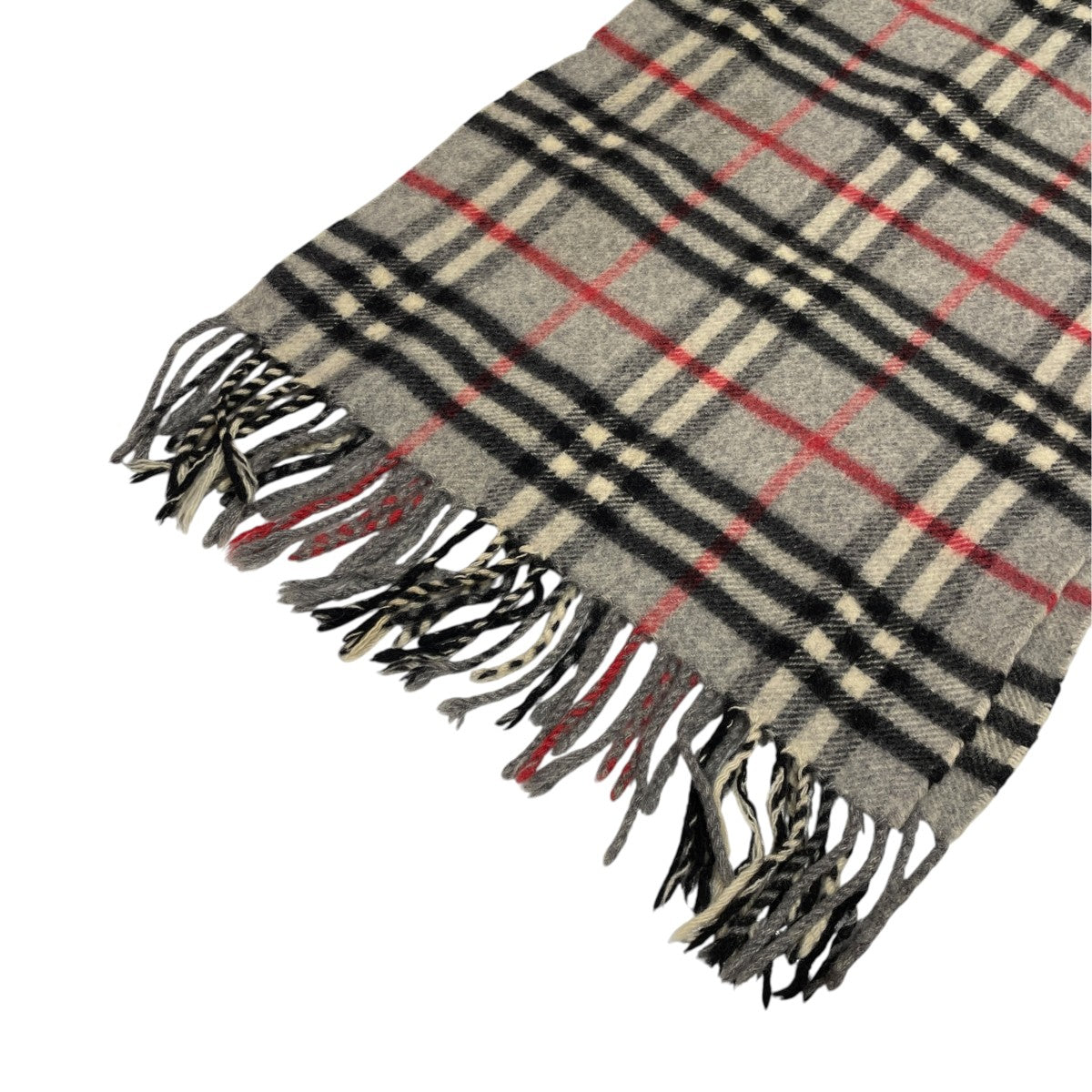 Burberry’s カシミアチェックマフラー 古着・中古-3枚目のアイテム画像