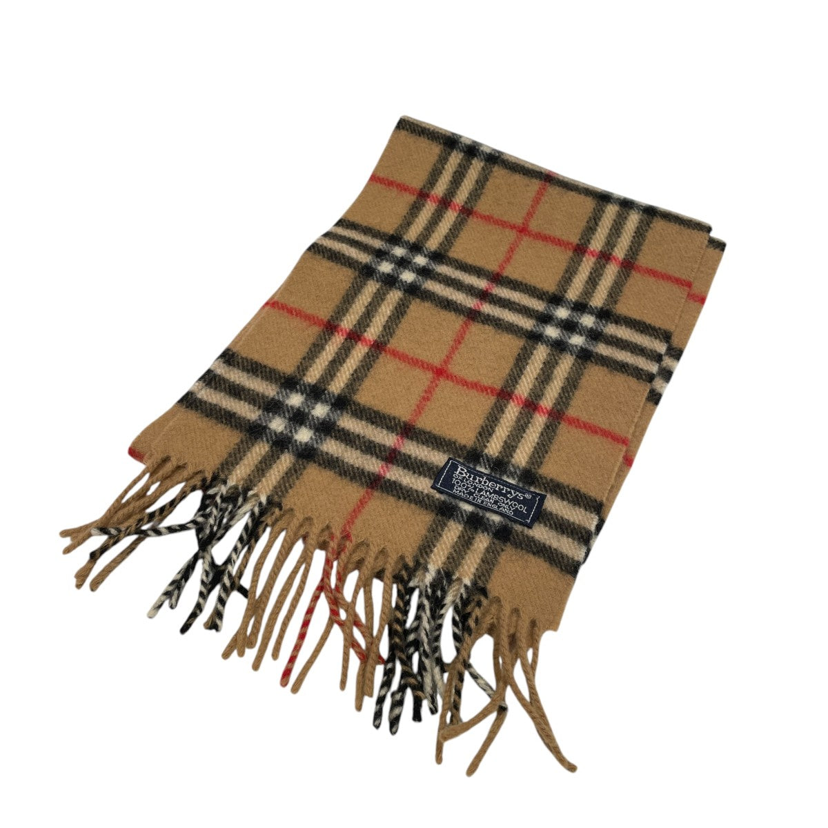 Burberry’s チェックマフラー 古着・中古-1枚目のアイテム画像