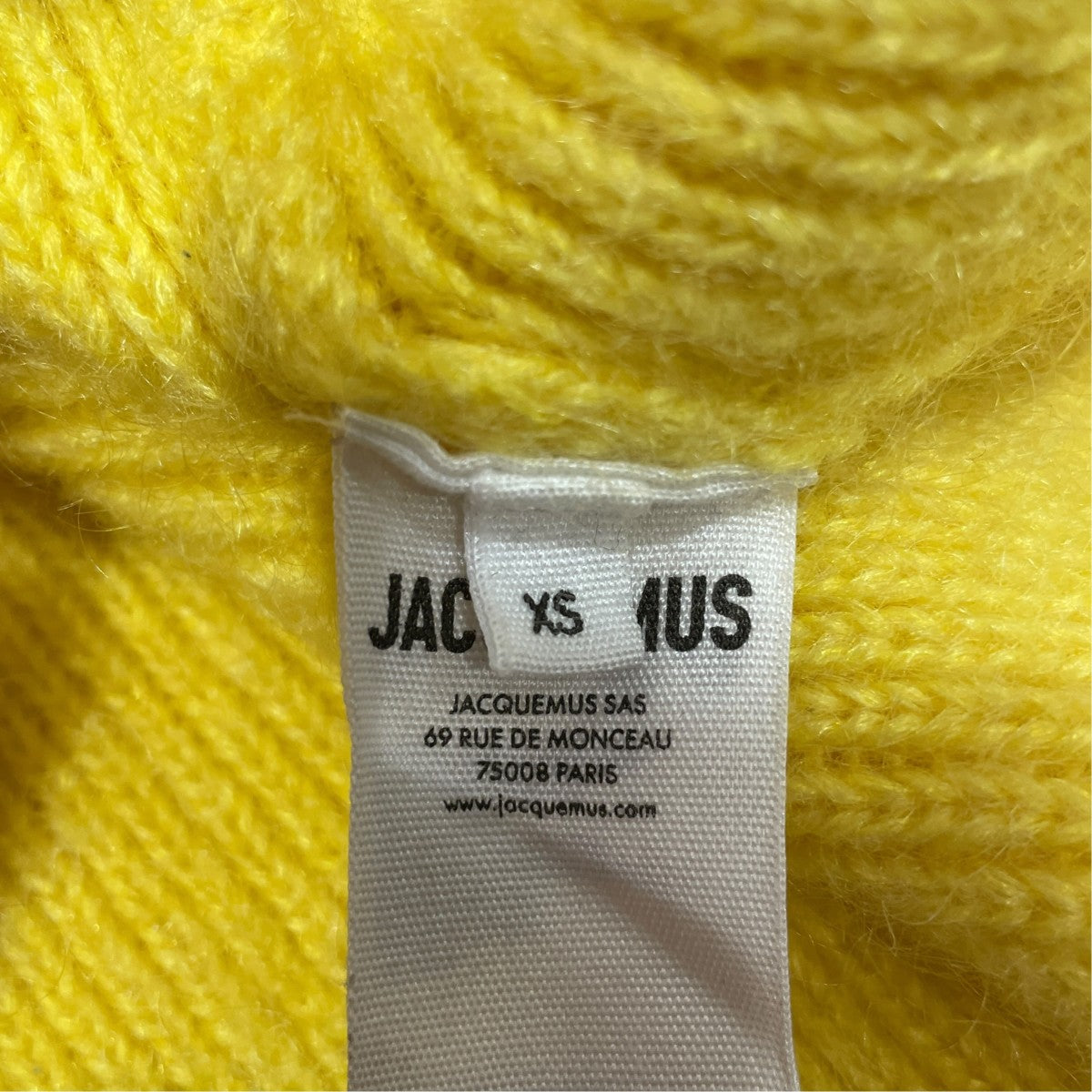 JACQUEMUS Le pull Marinaモヘアニット246KN511 2317 250 古着・中古-6枚目のアイテム画像