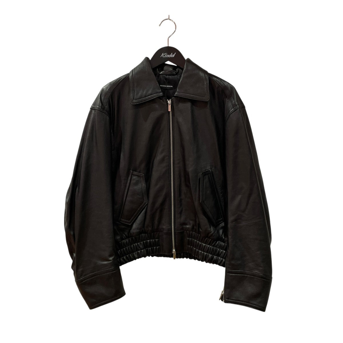 MAISON SPECIAL Real Leather Zip Blousonレザージャケット21252215803 古着・中古-1枚目のアイテム画像