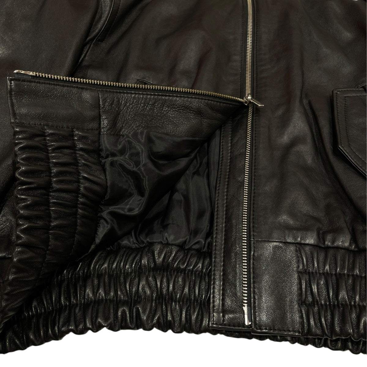 MAISON SPECIAL Real Leather Zip Blousonレザージャケット21252215803 古着・中古-4枚目のアイテム画像