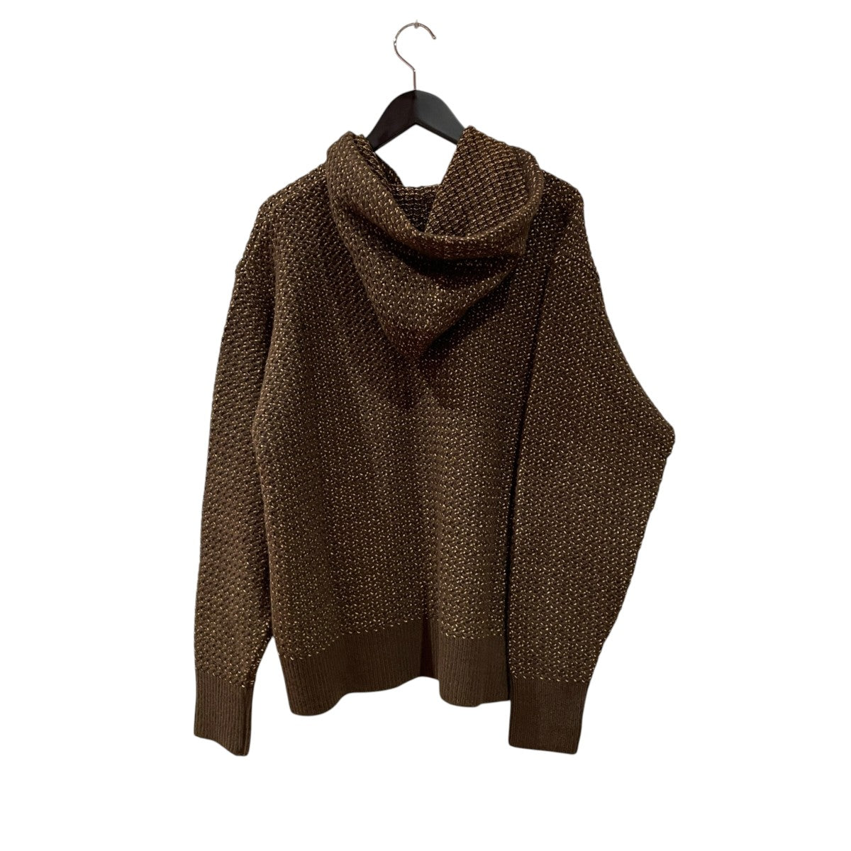 STEAF TRIBE WEAVING HOODIEジップパーカーS25AW-K02 古着・中古-2枚目のアイテム画像