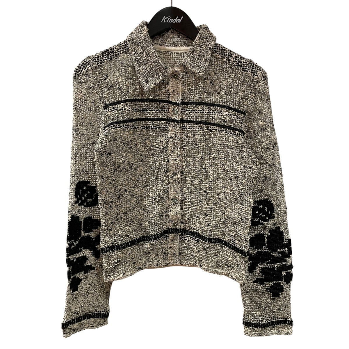 TODAYFUL Embroidery Mesh Shirtsニットポロシャツ12520404