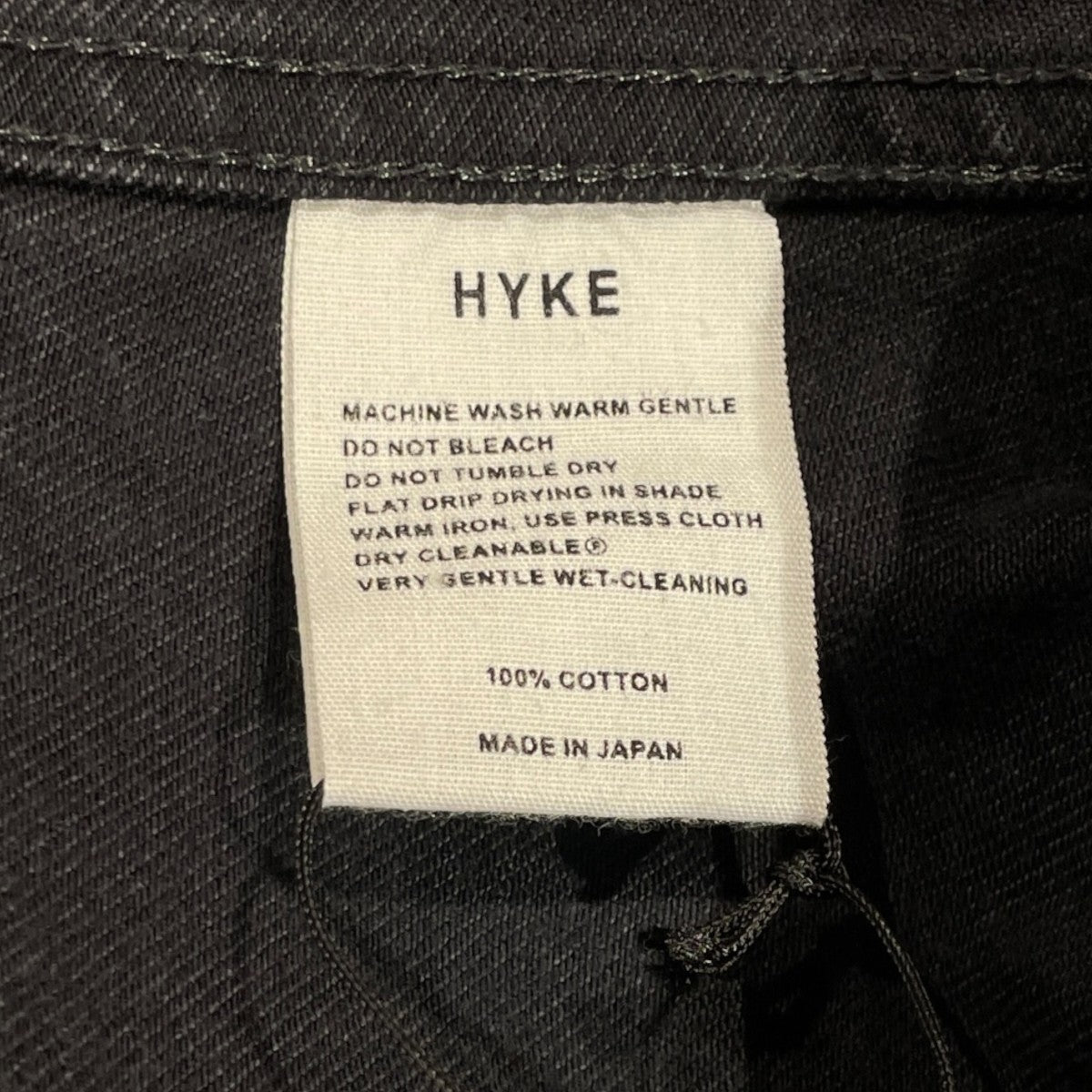 HYKE デニムシャツ17436-0101 古着・中古-6枚目のアイテム画像