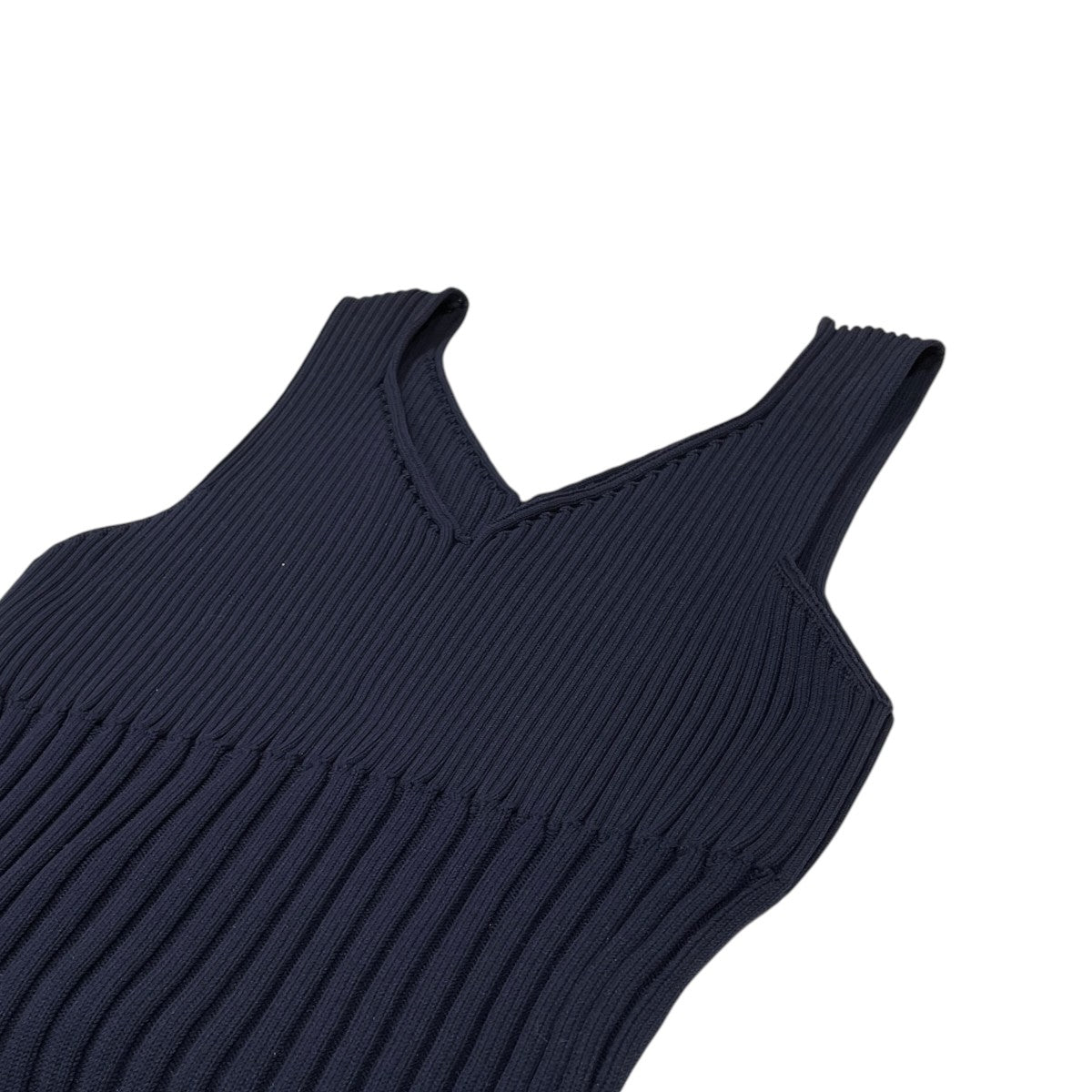 CFCL V-NECK SLEEVELESS MERMAID DRESSポリエステルCF009KH071 古着・中古-3枚目のアイテム画像