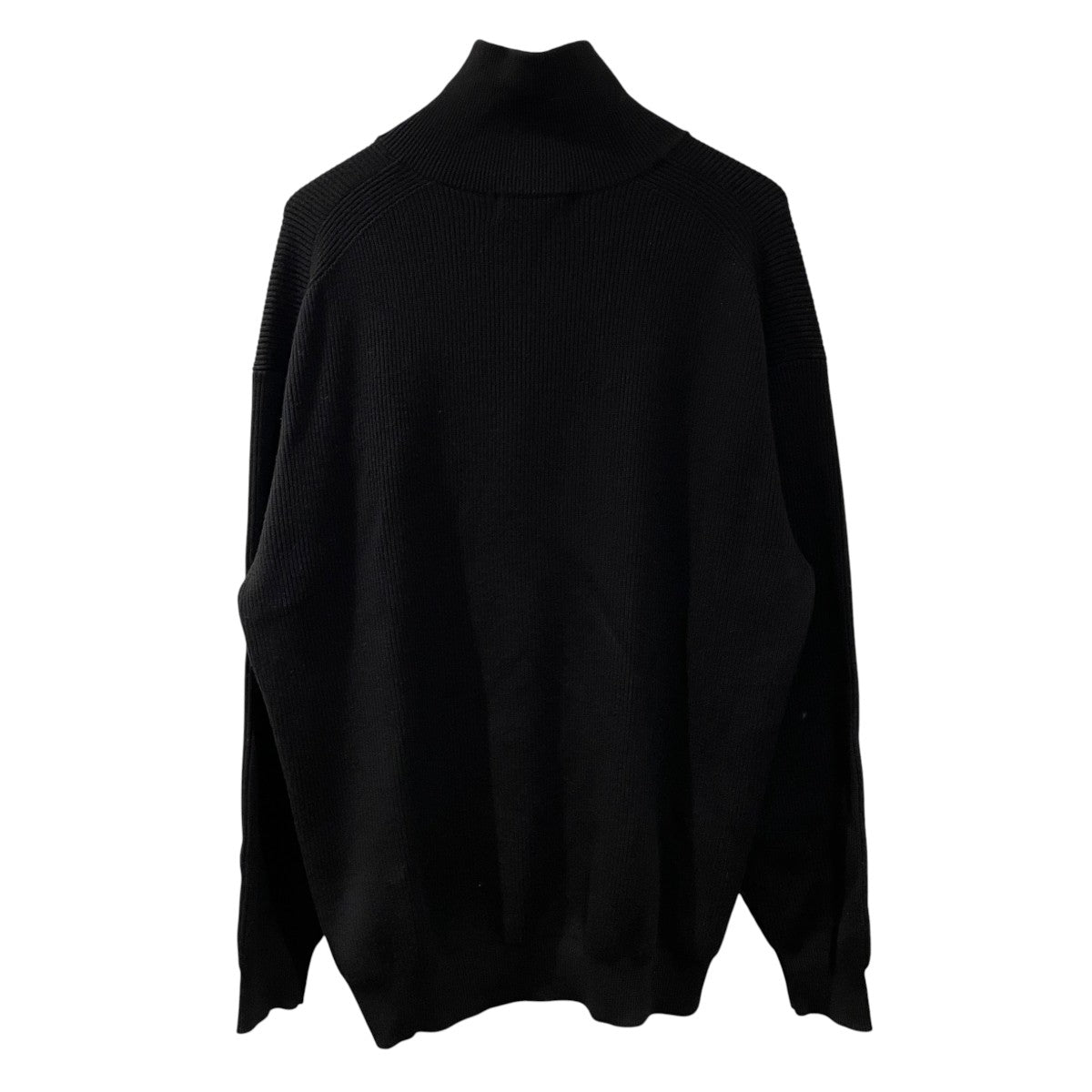 High Density High Neck Zip KnitタートルネックニットGU223-80129B