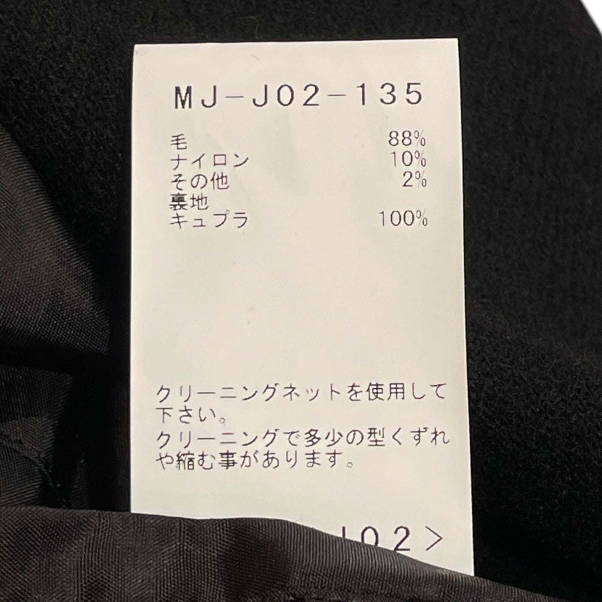 SINGLE LONG JACKET   WOOL   NYLON FLANNELウールコートMJ-J02-135