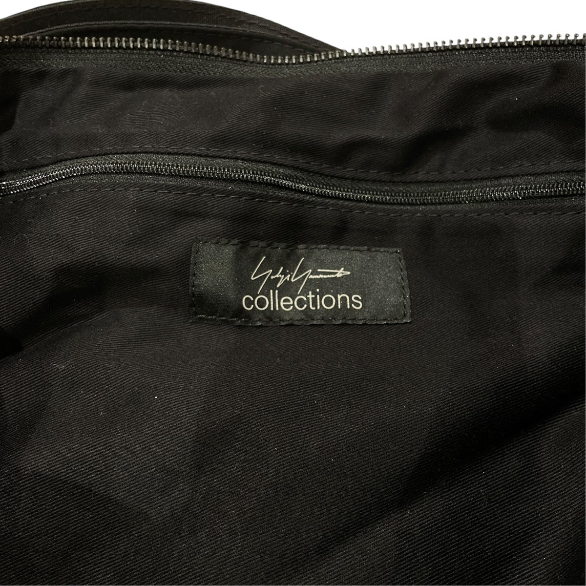 YOHJI YAMAMOTO W Gabardine Tuck Cross BagショルダーバッグFP-I83-163 古着・中古-6枚目のアイテム画像