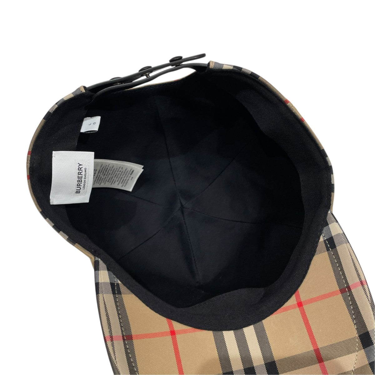 BURBERRY ヴィンテージチェック キャップキャップ8026929 古着・中古-4枚目のアイテム画像