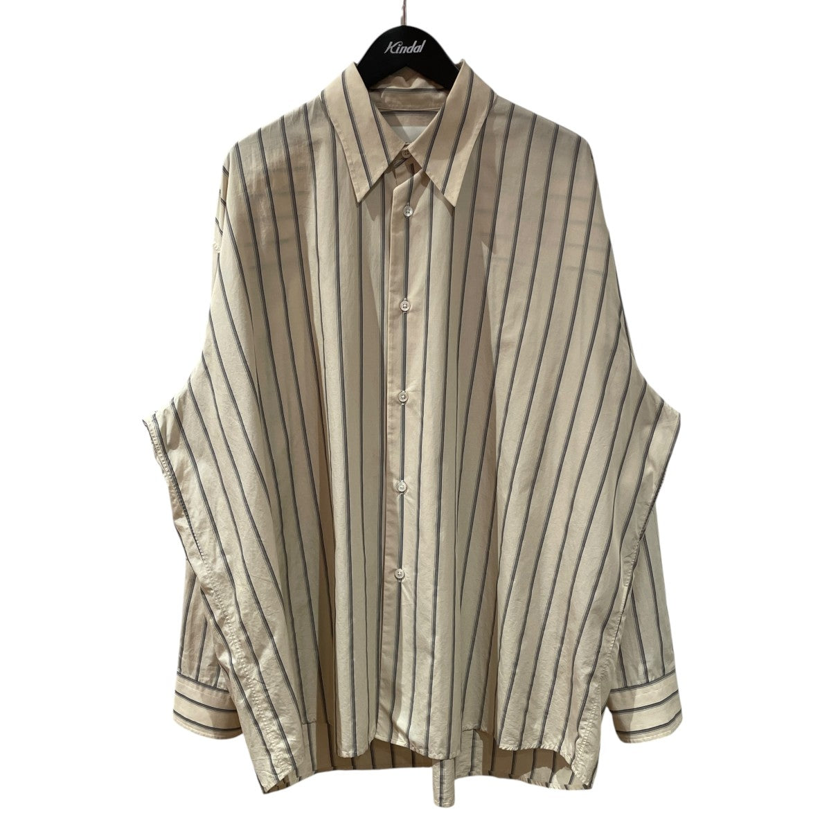 STUDIO NICHOLSON STRIPE COTTON SHIRTS長袖シャツ51-10-841010 古着・中古-1枚目のアイテム画像