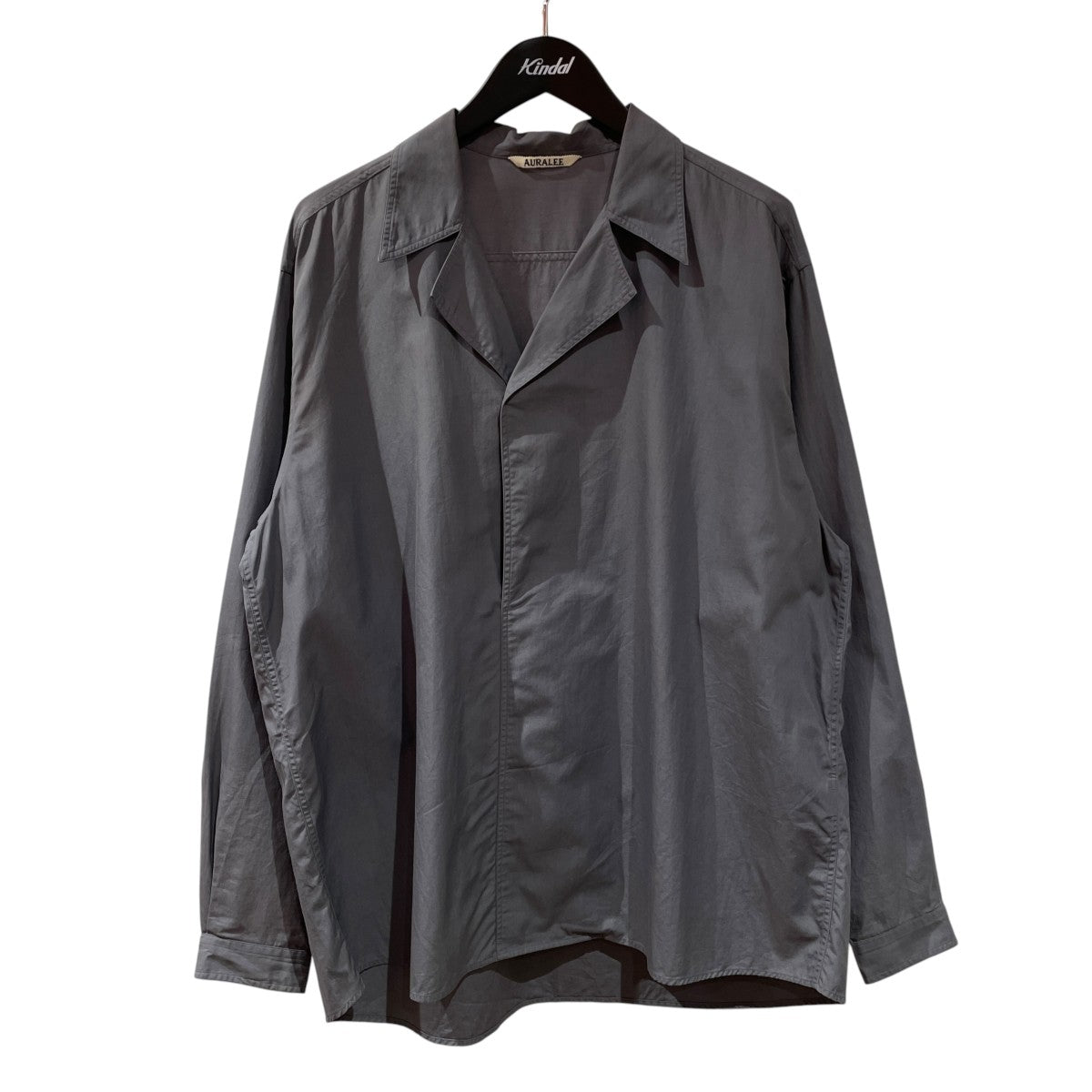 WASHED FINX TWILL P O SHIRTS長袖シャツA22SS04TN