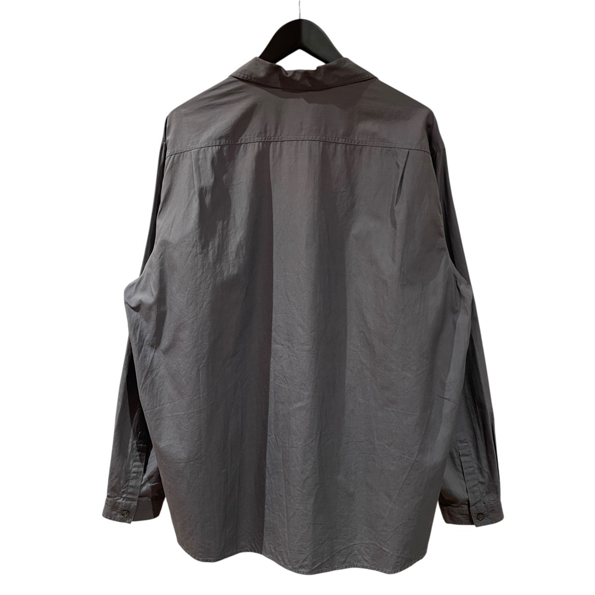 WASHED FINX TWILL P O SHIRTS長袖シャツA22SS04TN