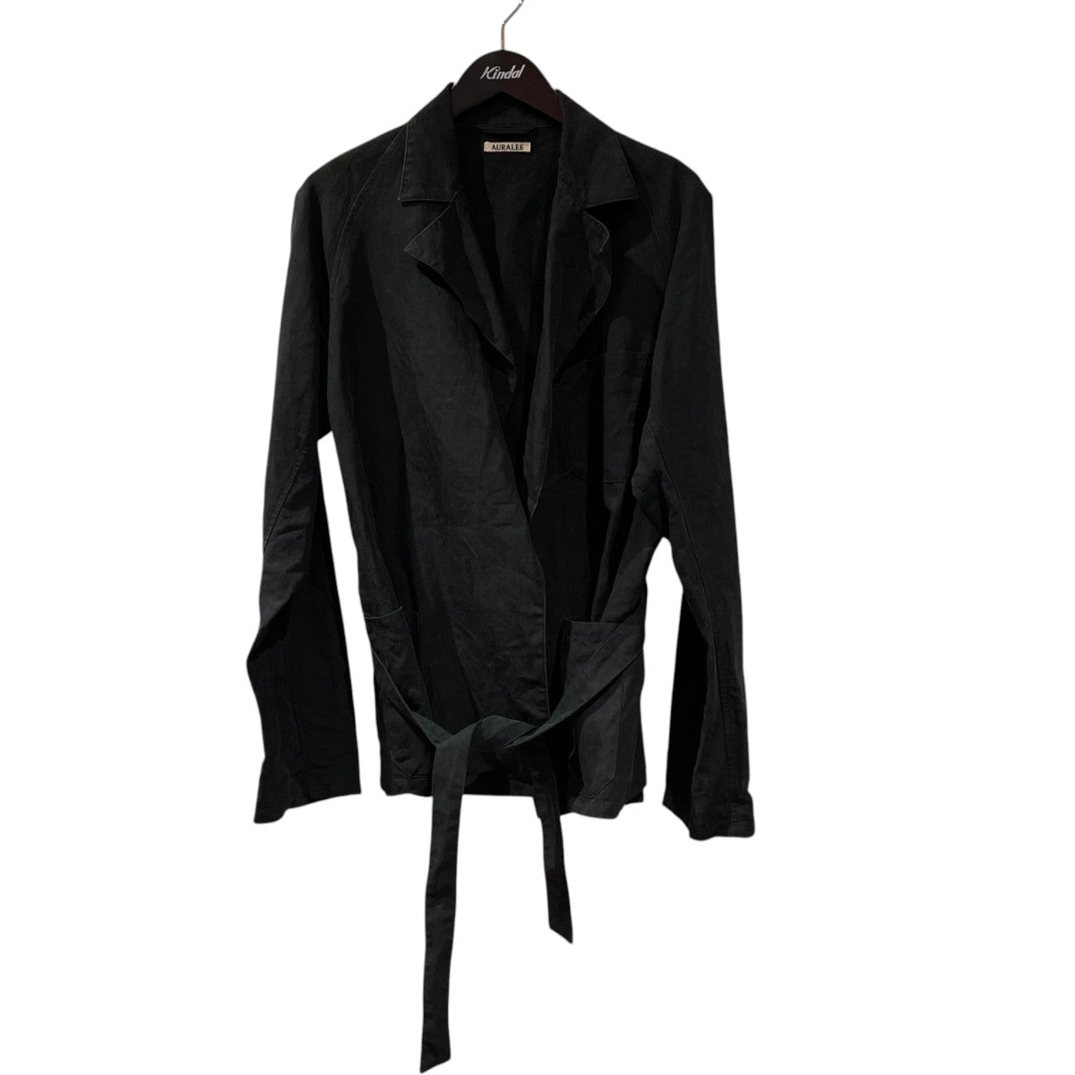 WASHED LINEN BELTED JACKETシャツジャケットA7SJ02LP
