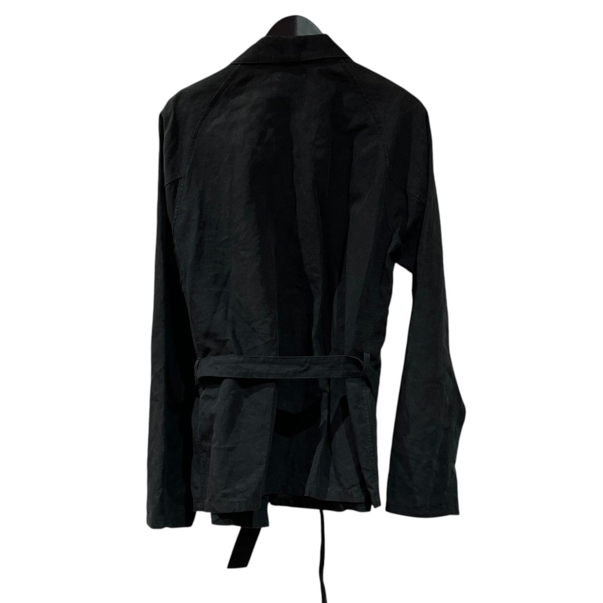 WASHED LINEN BELTED JACKETシャツジャケットA7SJ02LP