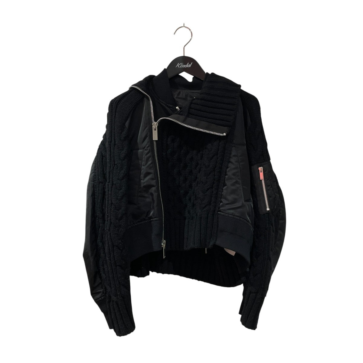 Nylon Twill x Knit Blousonニットジャケット23-06811