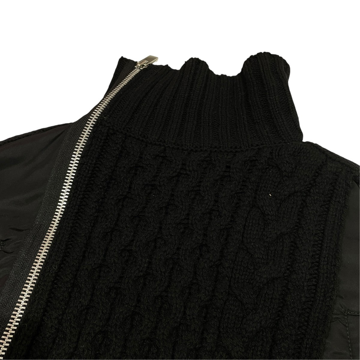 Nylon Twill x Knit Blousonニットジャケット23-06811