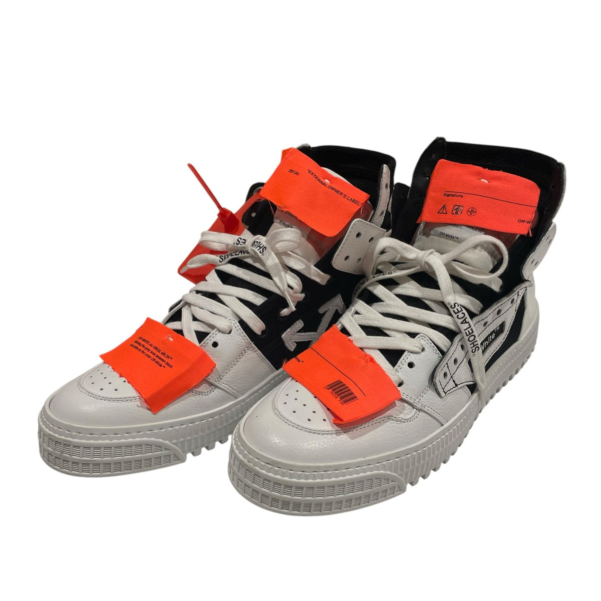 OFFWHITE CUP SOLE 3．0ハイカットスニーカー 古着・中古-1枚目のアイテム画像