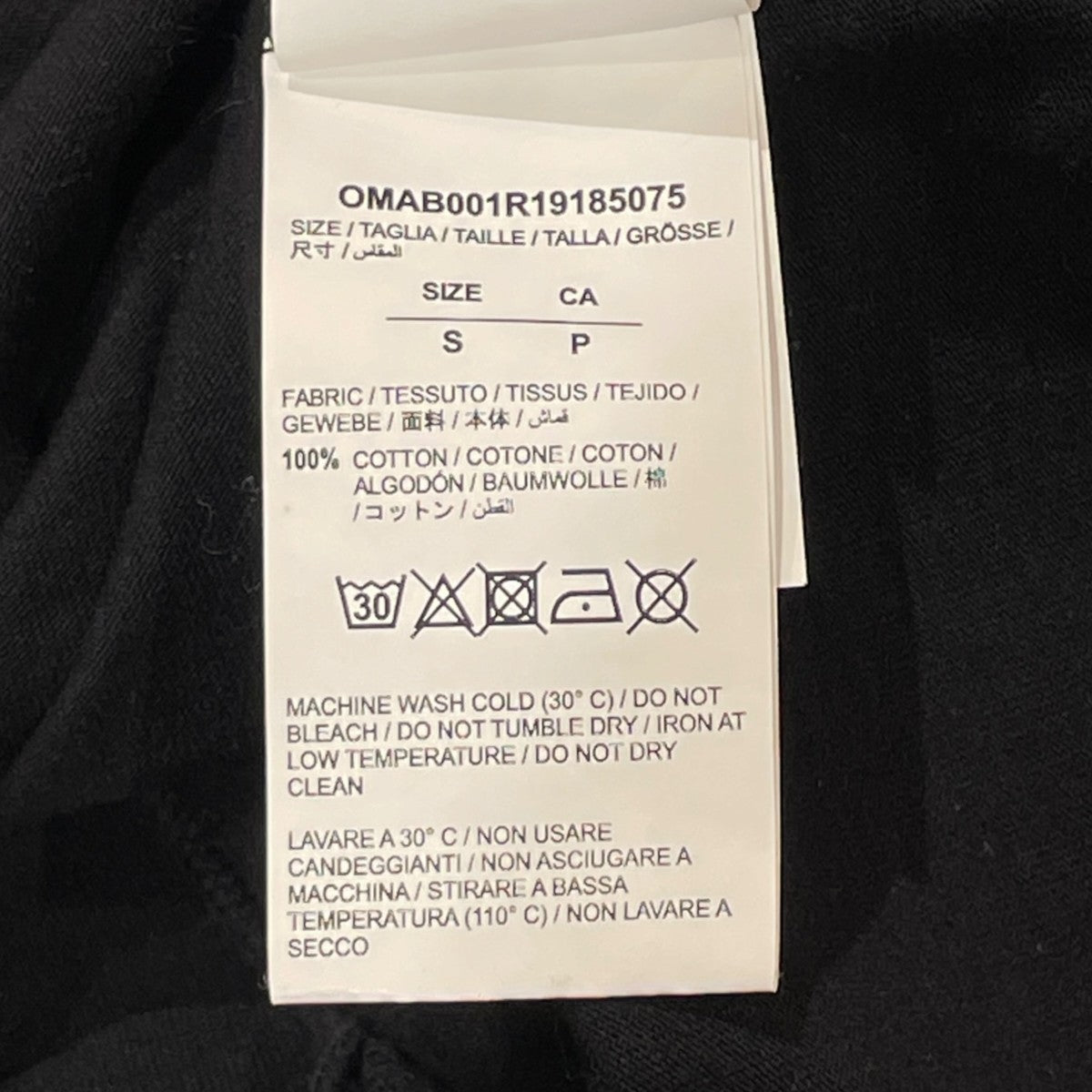 19SS3D CARRYOVER L S TEE長袖TシャツOMAB001R19185075