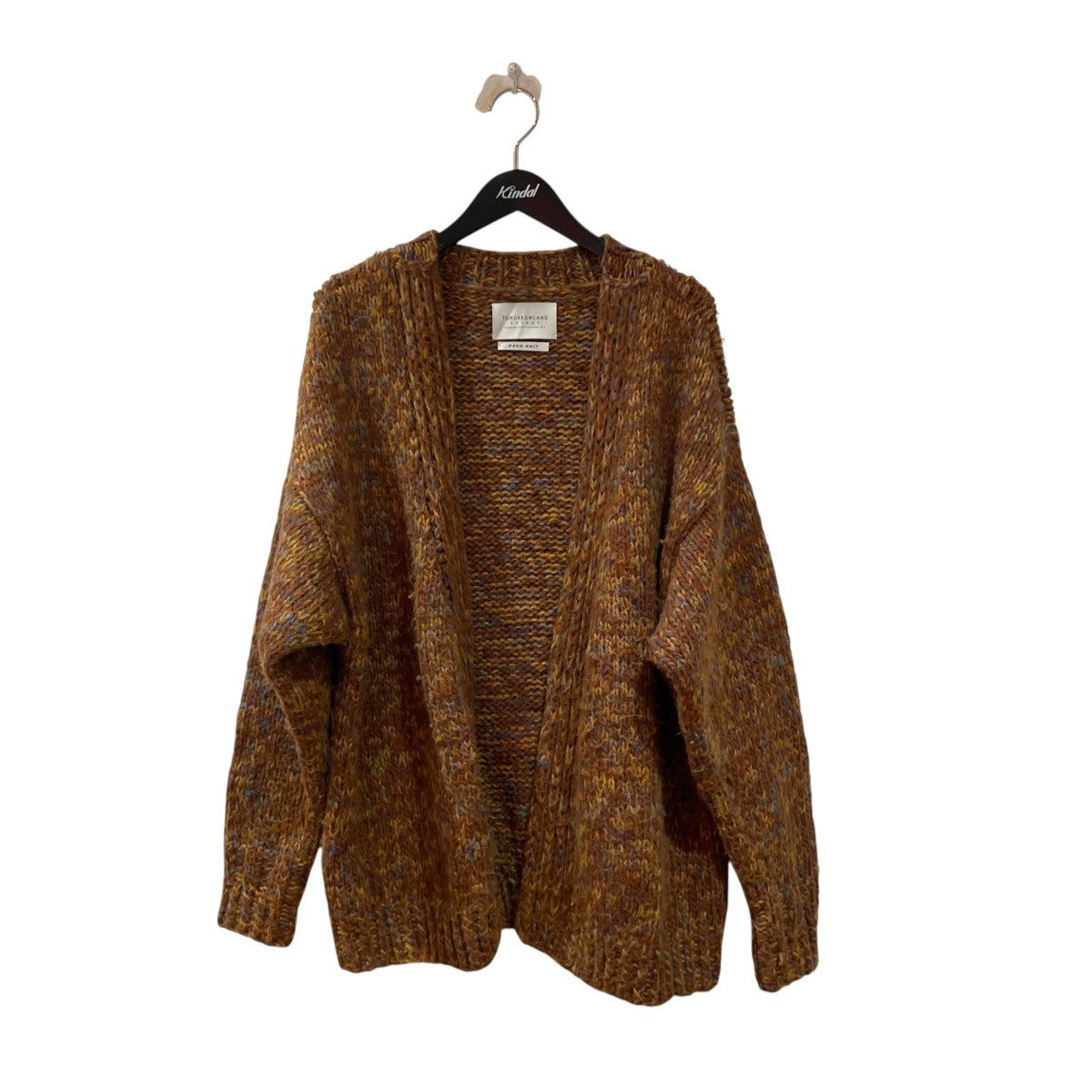 TOMORROW LAND tricot ミックスヤーン ボタンレスハンドニットニットカーディガン63021502006 古着・中古-1枚目のアイテム画像