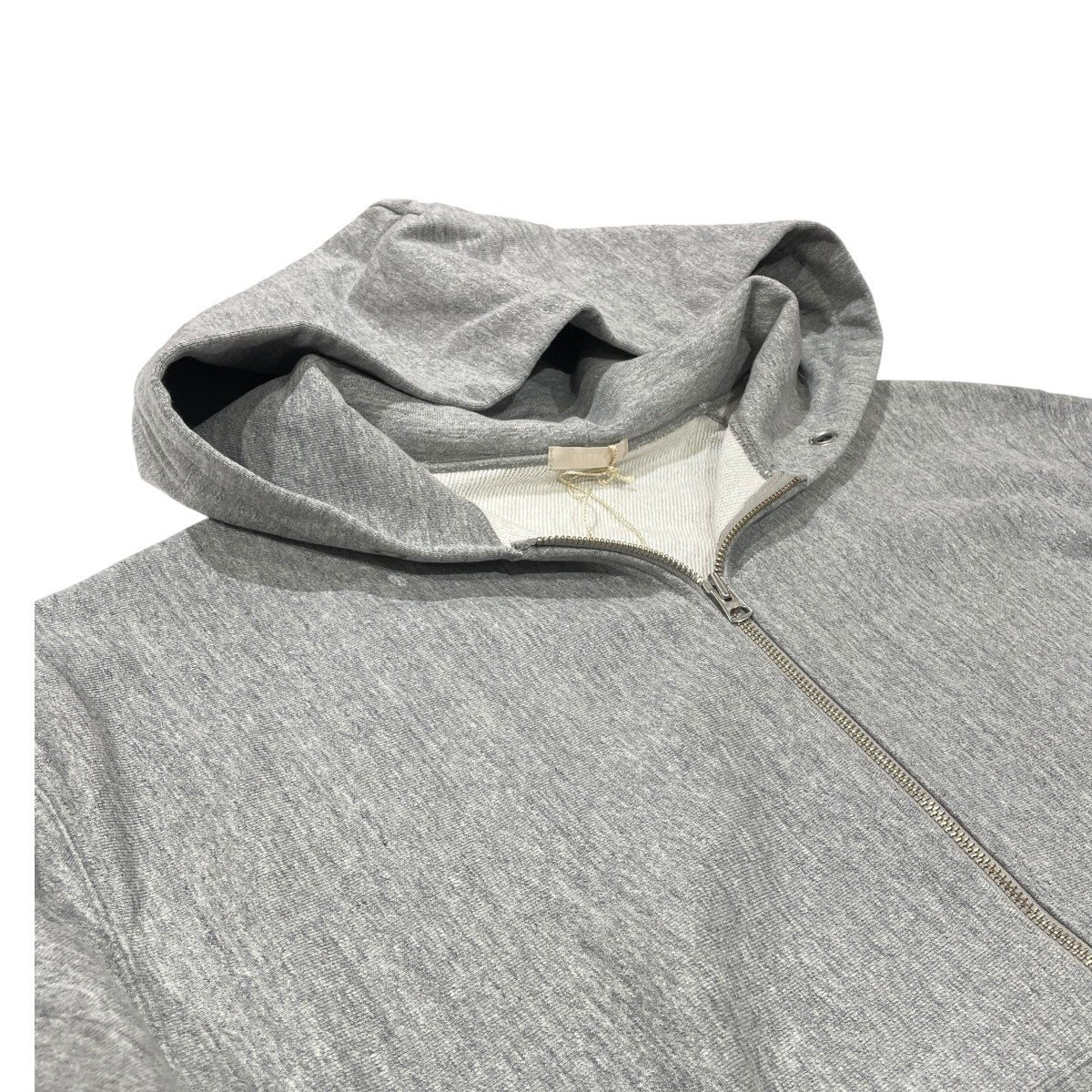 ULTERIOR FADED SILKY TERRY RW ZIP UP PARKAジップパーカーUCS100-KC220-MW 古着・中古-3枚目のアイテム画像