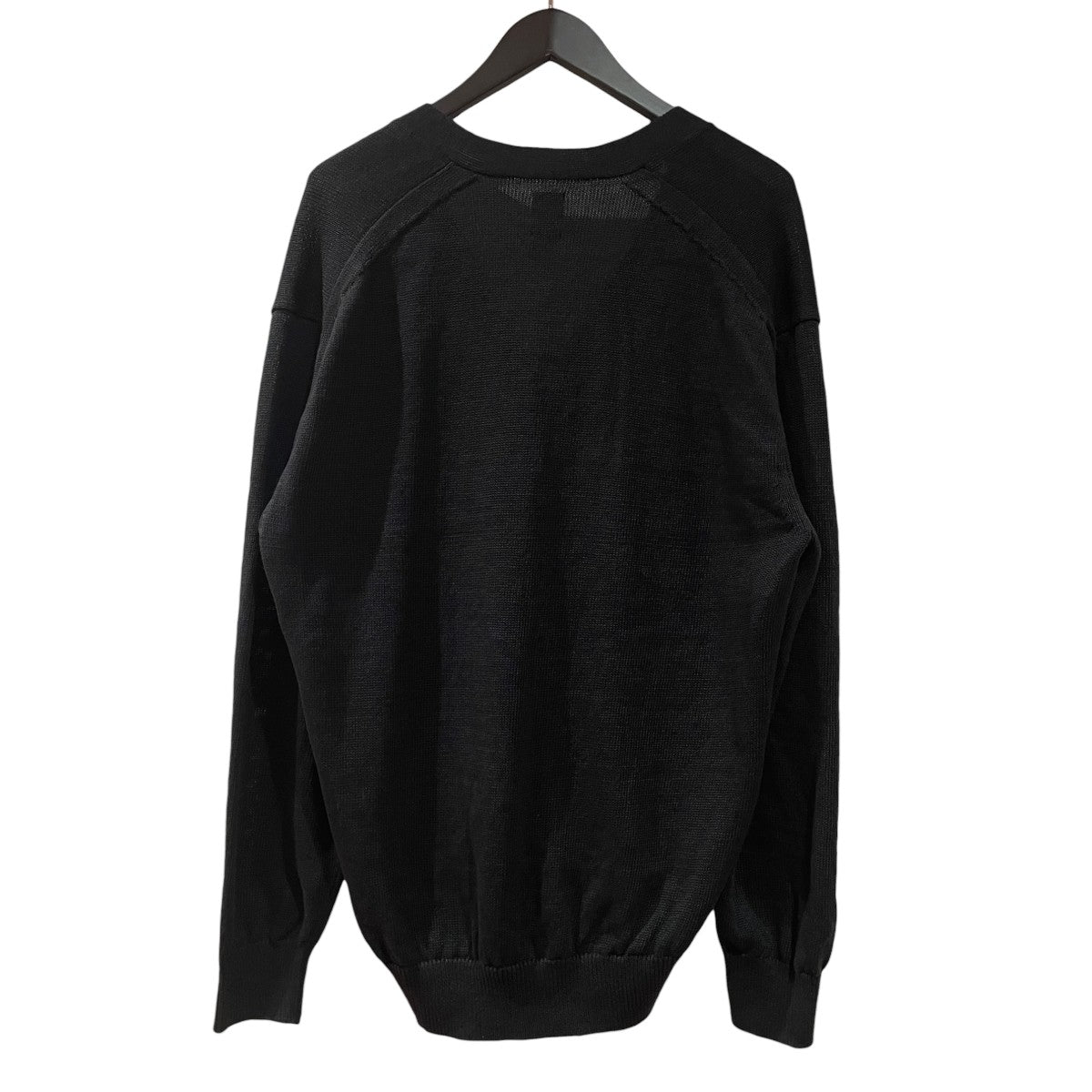 BATONER WAHSED HIGH COUNT LINEN V NECK CARDIGANニットカーディガンBN-25SM-022 古着・中古-2枚目のアイテム画像