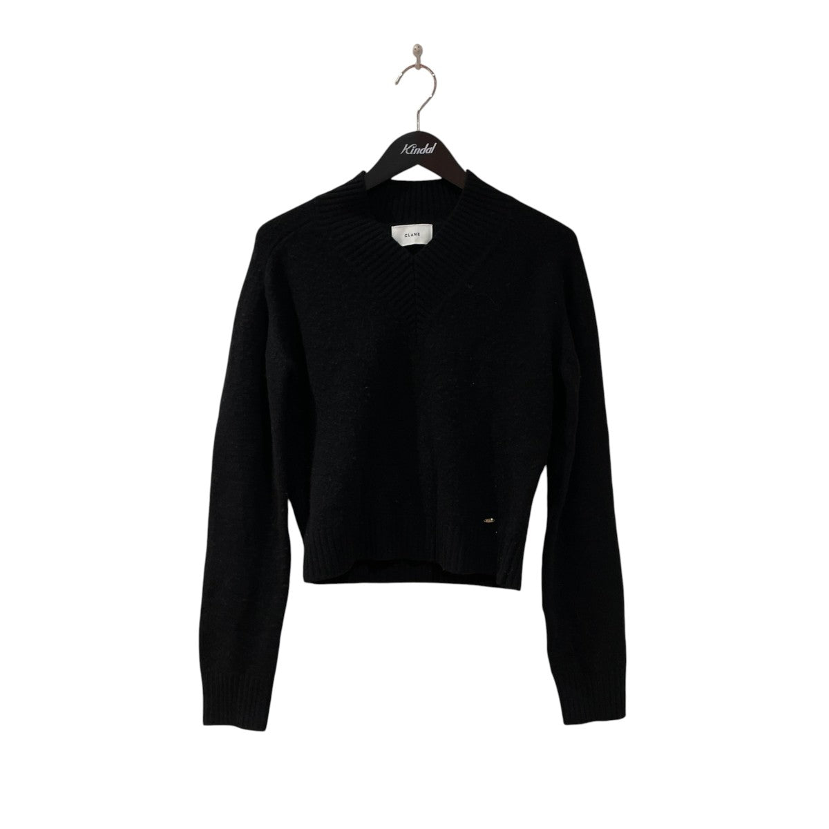 CLANE CLANE YAK V NECK KNIT TOPSVネックニット19106-2302 古着・中古-1枚目のアイテム画像