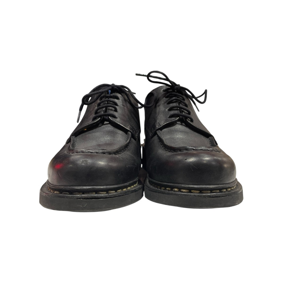 PARABOOT シャンボード レザー カーフ Uチップ ノルウィージャンウエルトレザーシューズ710709 古着・中古-2枚目のアイテム画像