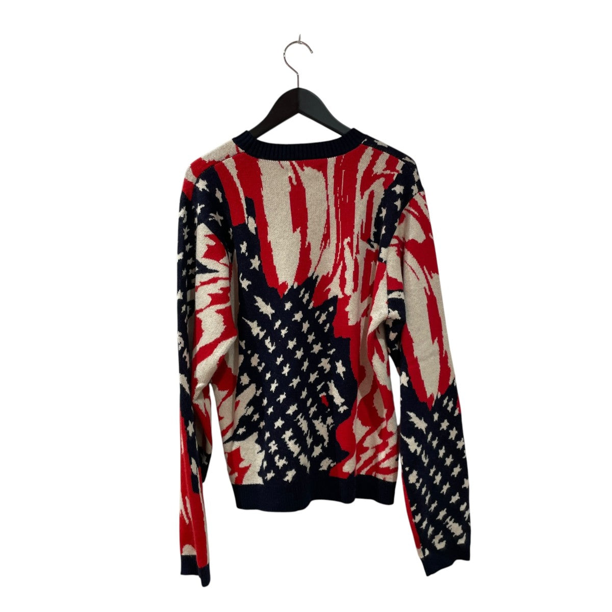 MASU(エムエーエスユー) MARBLE FLAG SWEATERクルーネックニットMFFW