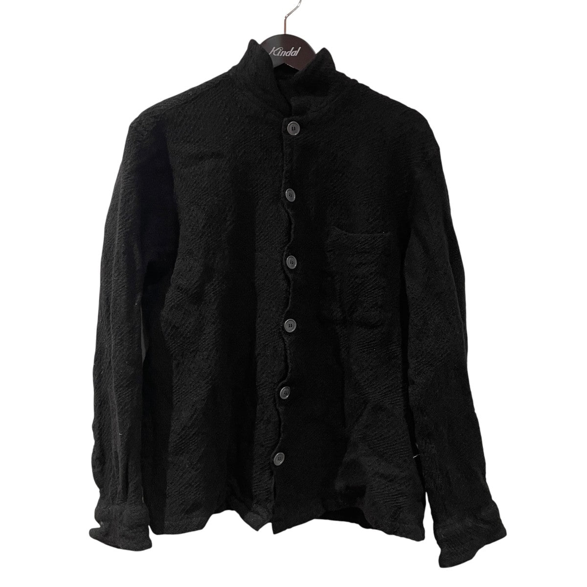 COMME des GARCONS HOMME AD2002ウールシャツHG-B056 古着・中古-1枚目のアイテム画像