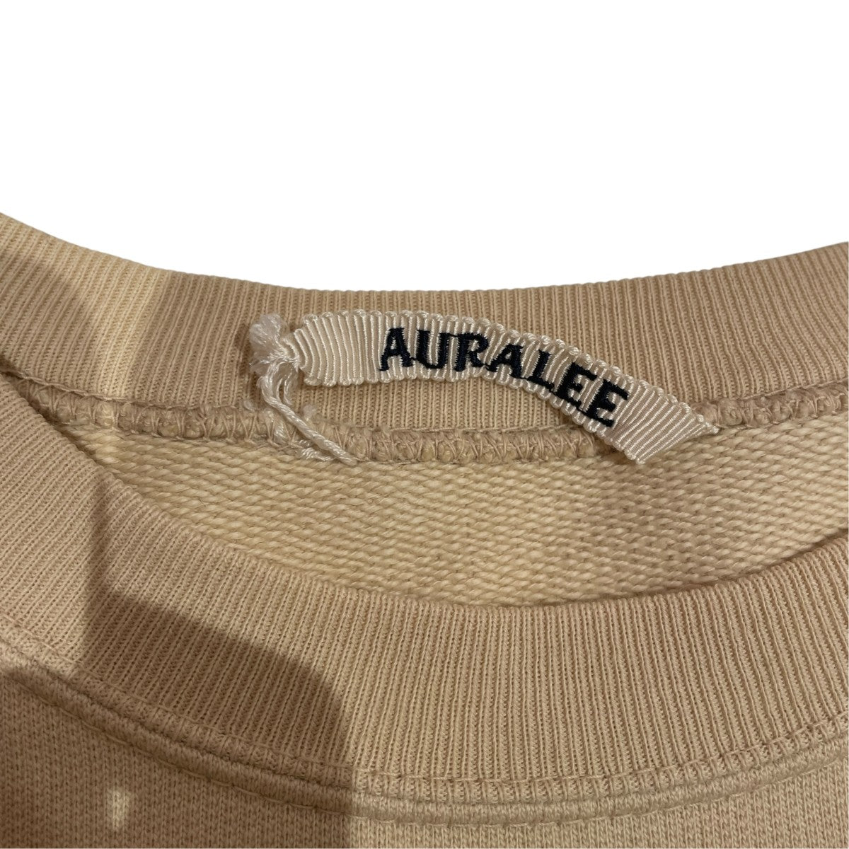 AURALEE クルーネックスウェットA8SP02GU 古着・中古-6枚目のアイテム画像