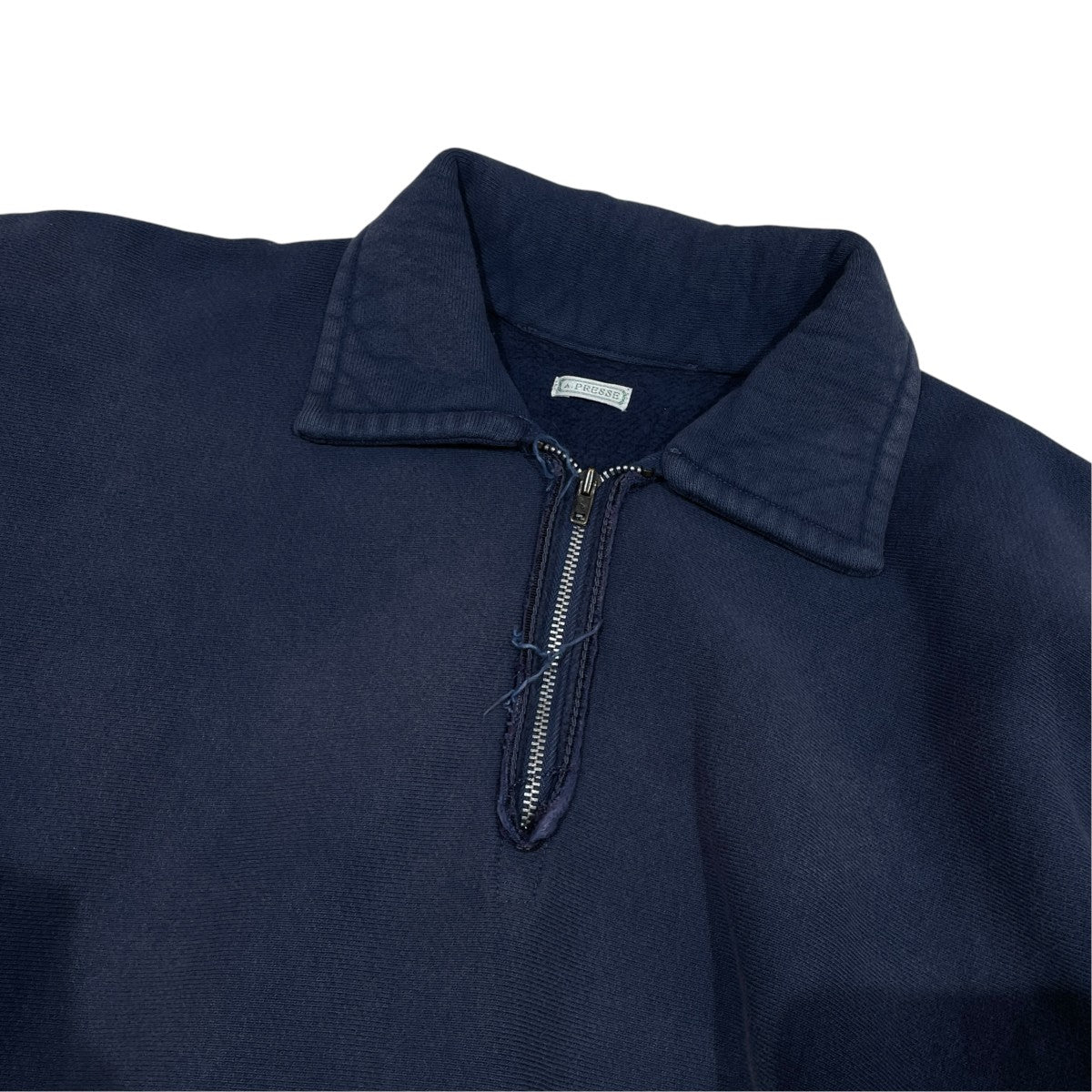 A．PRESSE Vintage Half Zip Sweatshirtハーフジップスウェット22AAP-05-03M 古着・中古-3枚目のアイテム画像