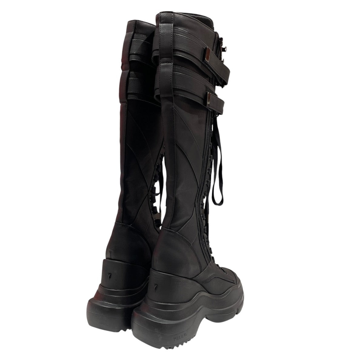 YELLO SAT LONG BOOTSロングブーツ 古着・中古-2枚目のアイテム画像