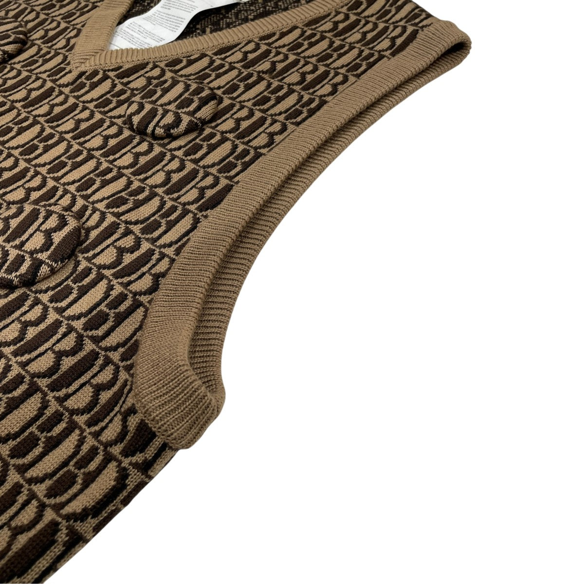 Double MONOGRAM JQ KNIT VESTニットベスト21AW34KN58 古着・中古-4枚目のアイテム画像
