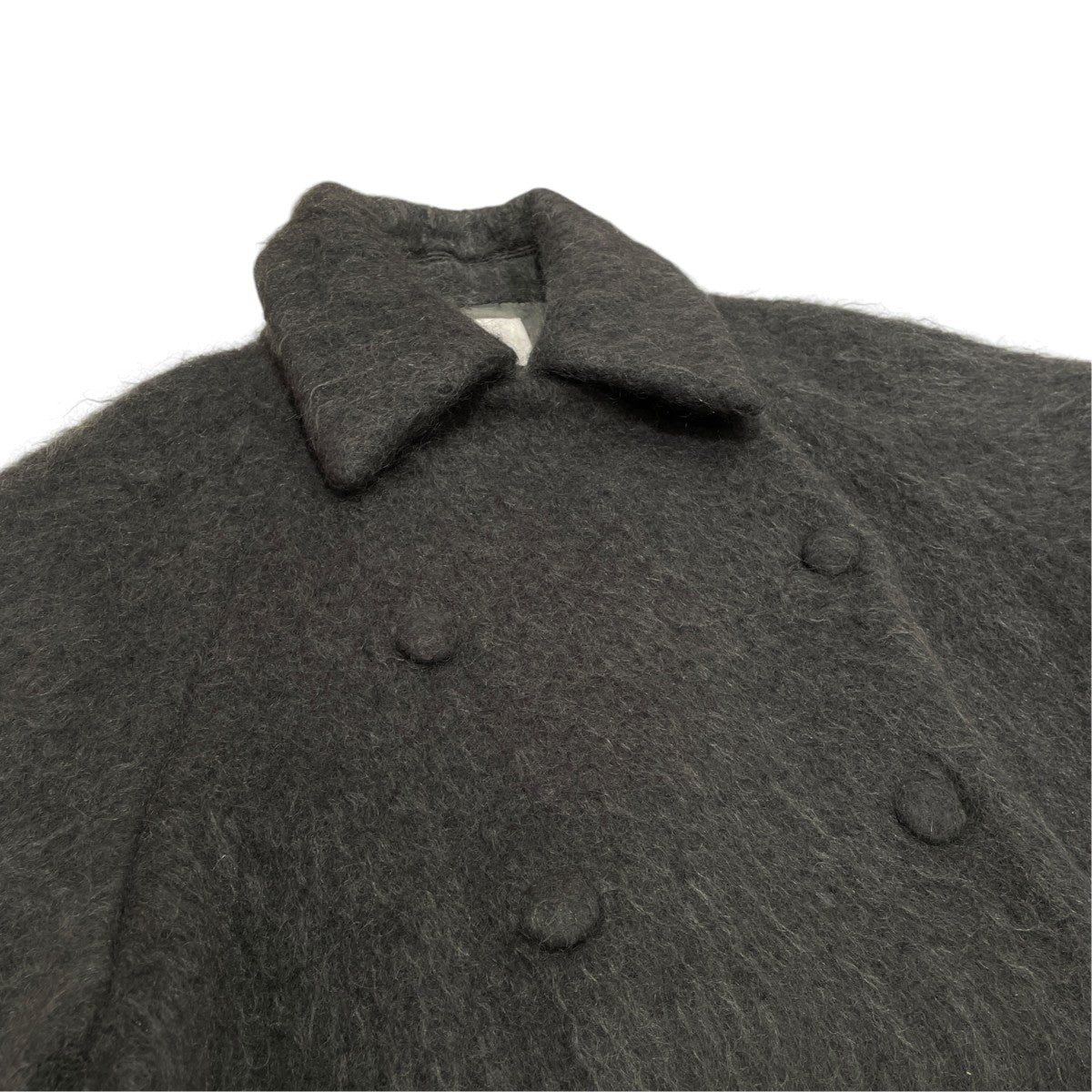 AMERI DEFORMATION COLLAR SHAGGY COATモヘヤコート01220761140 古着・中古-3枚目のアイテム画像
