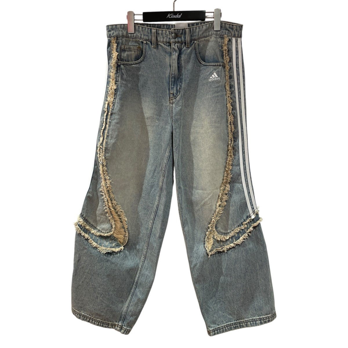 adidas TG WIDE DENIM PANTSデニムパンツKS2291 古着・中古-1枚目のアイテム画像