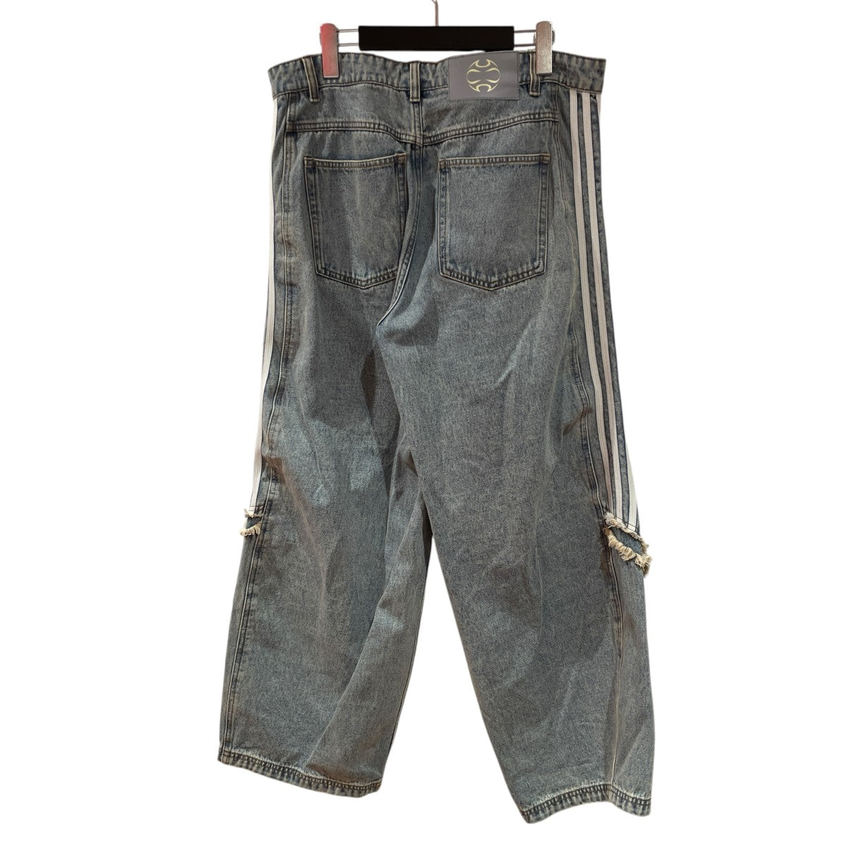 adidas TG WIDE DENIM PANTSデニムパンツKS2291 古着・中古-2枚目のアイテム画像