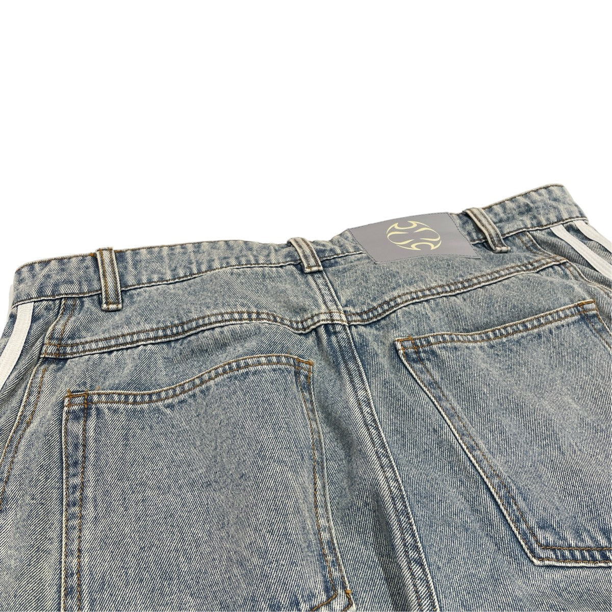 adidas TG WIDE DENIM PANTSデニムパンツKS2291 古着・中古-4枚目のアイテム画像